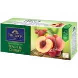 Thurson чай зеленый Peach & Cherry Blossom, 25 пакетиков