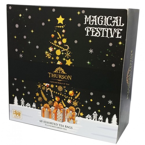 Thurson чай ассорти Magical Festive, черный, 60 пакетиков