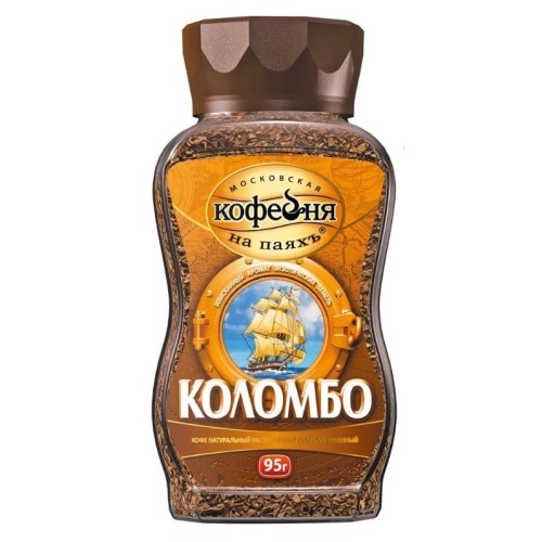 Московская кофейня на паяхъ Коломбо, растворимый, 95 гр