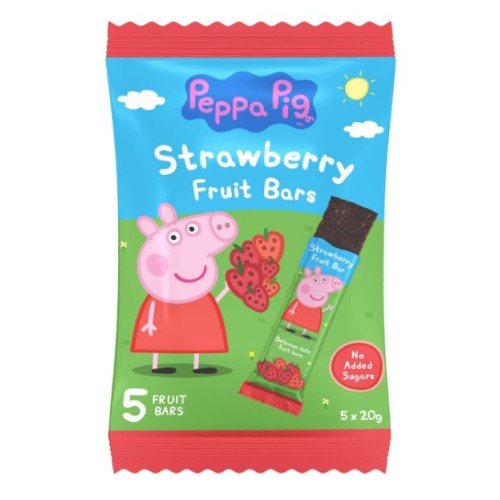 Peppa Pig финиковые батончики Клубника, 5 х 20 гр