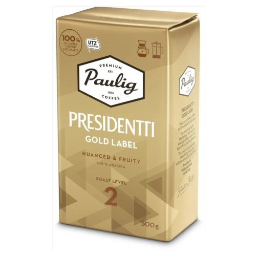 Paulig Presidentti Gold Label, молотый, 500 гр