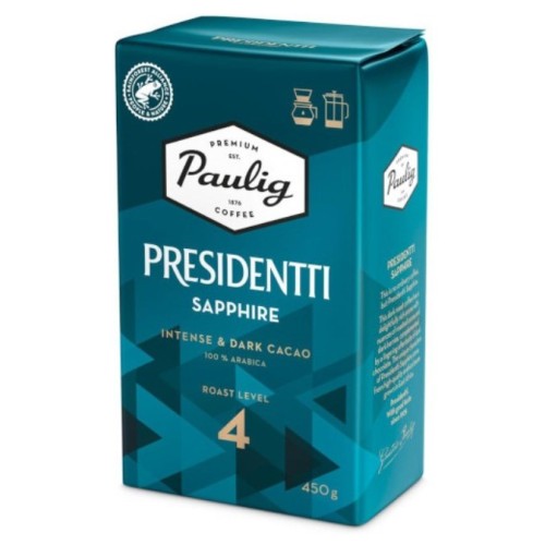 Paulig Presidentti Sapphire, молотый, 450 гр