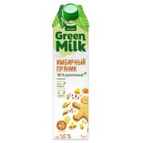 Green Milk напиток соевый Имбирный пряник, 1л