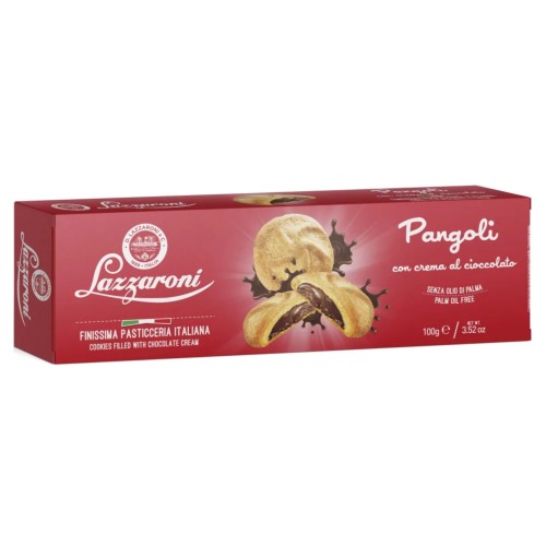 Lazzaroni печенье с шоколадной начинкой Pangoli, 100 гр