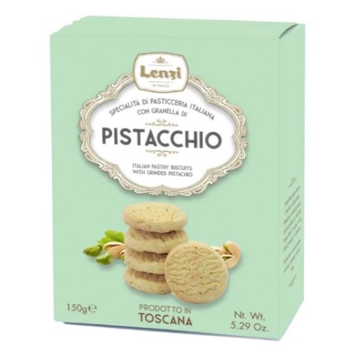 Lenzi печенье с фисташкой, 150 гр