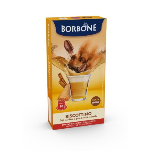 Caffe Borbone Milk and Biscuit, для Nespresso, 10 шт