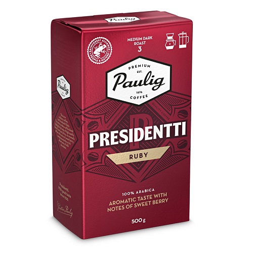 Paulig Presidentti Ruby, молотый, 500 гр Paulig Presidentti Ruby, молотый, 500 гр
