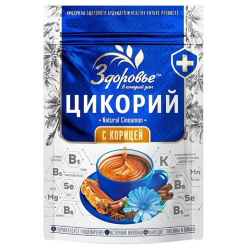 Здоровье цикорий с корицей, гранулированный, 85 гр