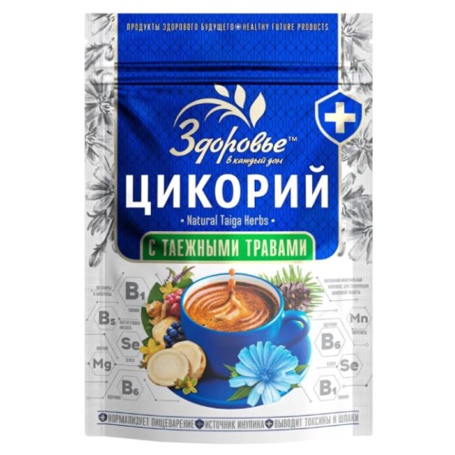 Здоровье цикорий с таежными травами, гранулированный, 85 гр