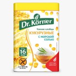 Dr.Korner хлебцы кукурузные с морской солью, 100 гр
