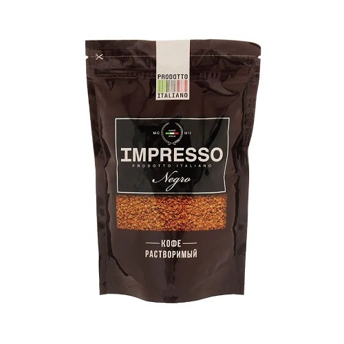 Impresso Negro, растворимый кофе, мягкая упаковка, 100 гр