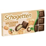 Schogetten шоколад молочный Macadamia Cookie, 100 гр