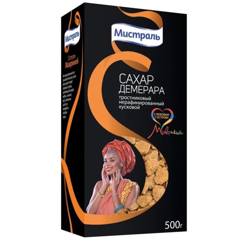 Мистраль сахар тростниковый Демерара, 500 гр