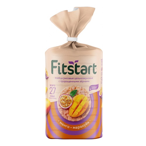 FitStart хлебцы рисовые Манго-маракуйя, 100 гр