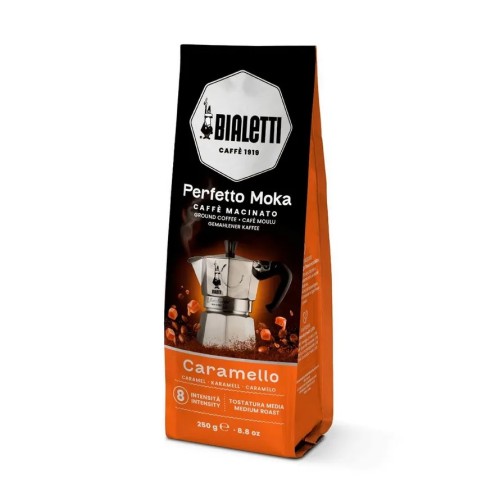 Bialetti Perfetto Moka Caramello, молотый, 250 гр