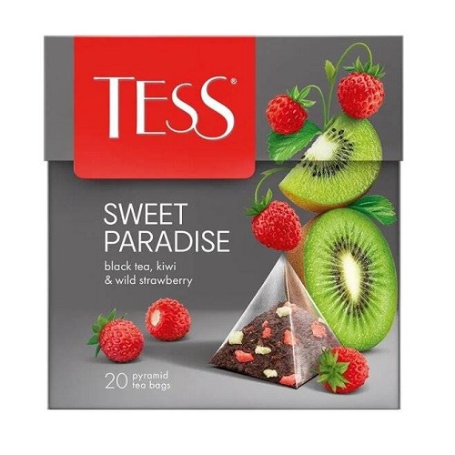 Tess чай черный Sweet Paradise, 20 пирамидок