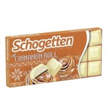 Schogetten шоколад белый с со вкусом булочки с корицей, 100 гр