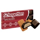 Schogetten шоколад темный с кусочками печенья, 100 гр