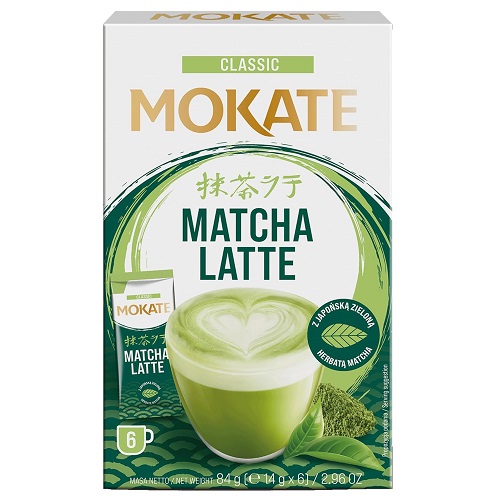 Mokate Latte Matcha Классический, 6 х 14 гр Mokate Latte Matcha Классический, 6 х 14 гр