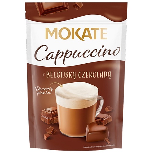 Mokate Cappuccino Бельгийский шоколад, 110 гр