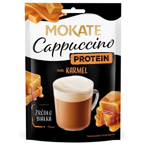 Mokate Cappuccino Карамель, с протеином, 40 гр