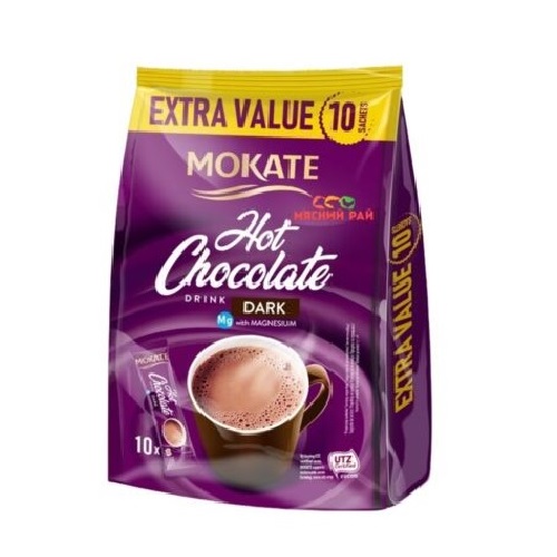 Mokate горячий шоколад, молочный, 10 х 18 гр