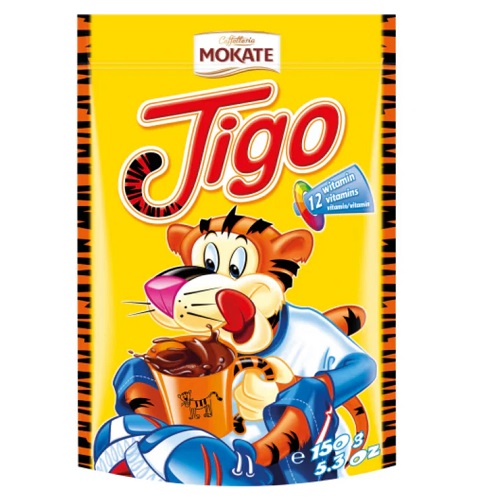 Mokate какао напиток Tigo с витаминами, 150 гр