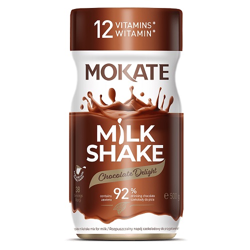 Mokate напиток шоколадный Milk Shake, 500 гр