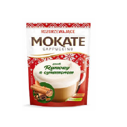 Mokate Cappuccino со вкусом рома и корицы, 110 гр