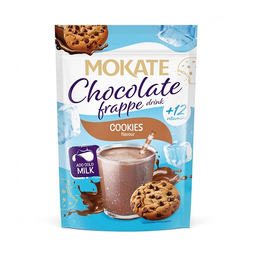 Mokate напиток шоколадный Frappe со вкусом печенья, 104 гр