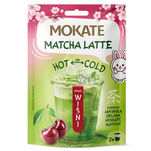 Mokate Latte Matcha Вишня, 40 гр
