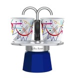 Bialetti Set Mini Express Kandinsky гейзерная кофеварка и 2 чашки