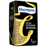 Мистраль гречка зеленая, 450 гр.
