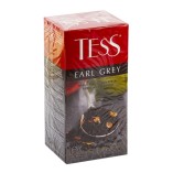 Tess черный чай Earl Grey, 25 пакетиков