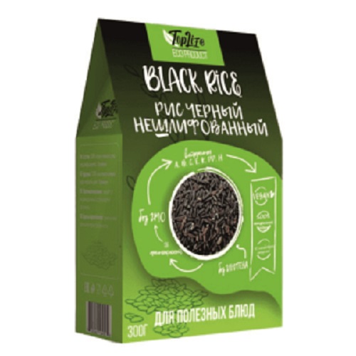 TopLife рис черный, 300 гр
