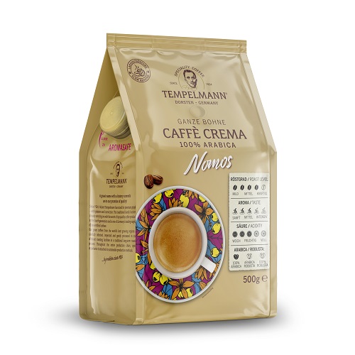 Tempelmann Nomos Caffe Crema, зерно, 500 гр