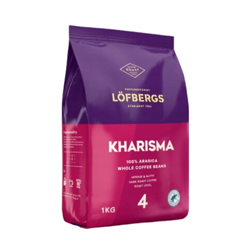 Lofbergs Kharisma Dark Roast, зерно, 1000 гр