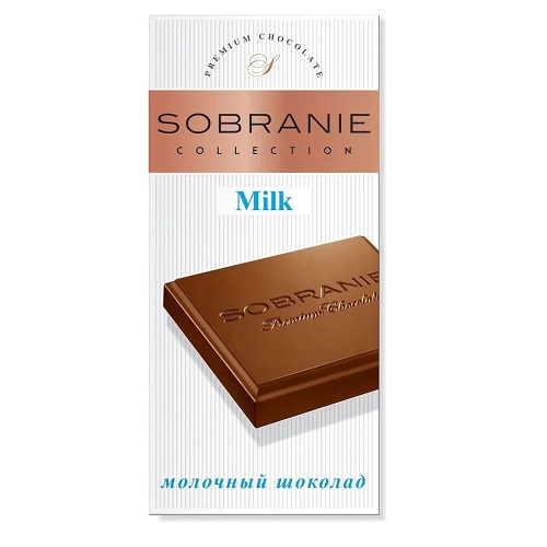 Sobranie шоколад молочный, 90 гр