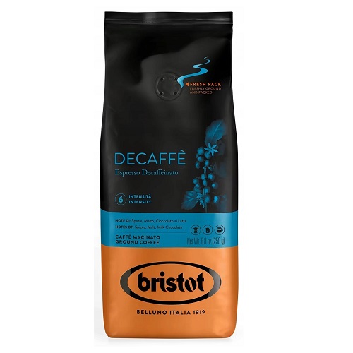 Bristot Decaf, молотый, без кофеина, 250 гр