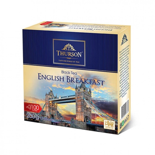 Thurson чай черный English Breakfast, 100 пакетиков