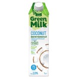 Green Milk напиток на ячменно-нутовой основе Кокос, 1л