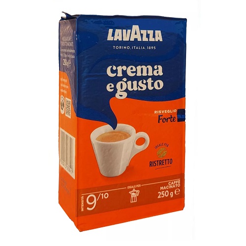 Lavazza Crema e Gusto Forte, молотый, 250 гр
