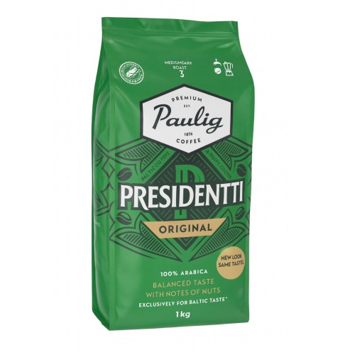 Paulig Presidentti Original Strong, зерно, 1000 гр