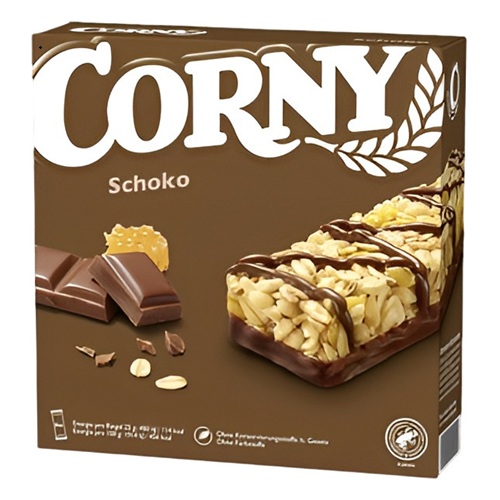 Corny злаковые батончики Шоколад, 6х25 гр Corny злаковые батончики Шоколад, 6х25 гр