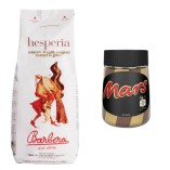 Кофе в зернах Barbera и шоколадная паста 