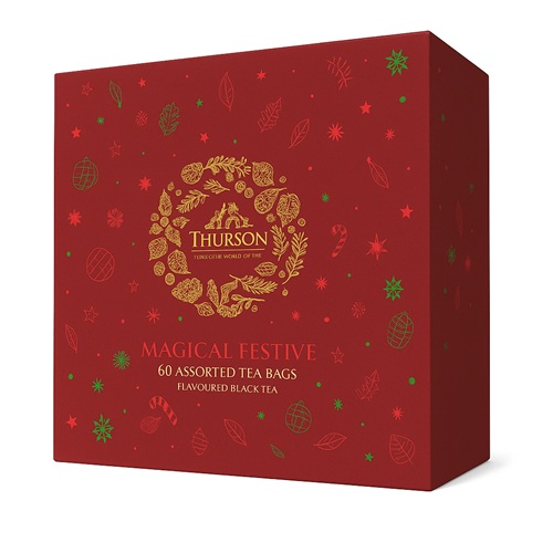 Thurson чай ассорти Magical Festive, красный, 60 пакетиков