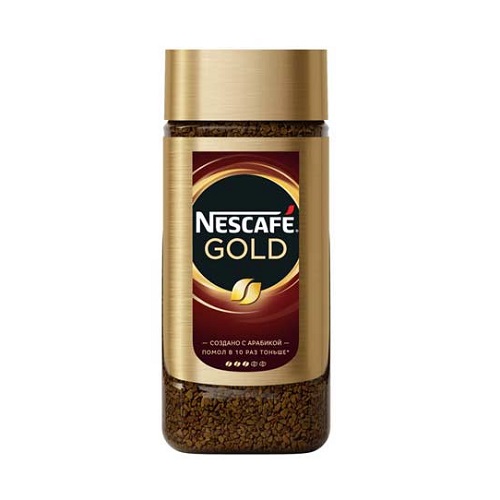 Nescafe Gold, растворимый, стекло, 95 гр
