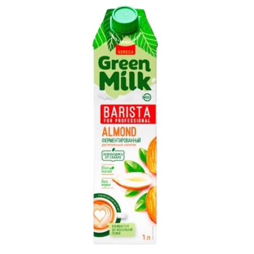 Green Milk Professional напиток рисовой основе Миндаль, 1л