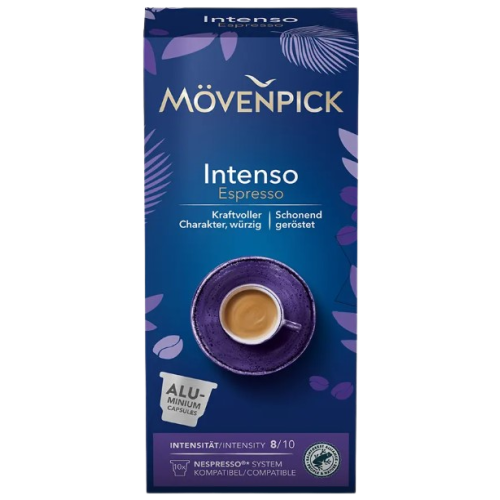 Movenpick Intenso Green cap, для Nespresso, 10 шт