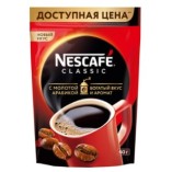 Nescafe classic, растворимый, м/у, 60 гр